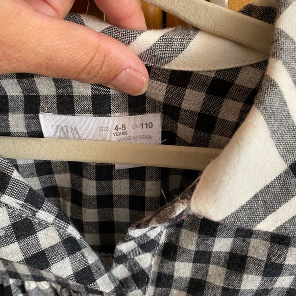 Plaid Zara dress-worn once - Picture 6 of 6